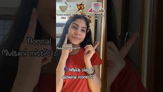 Mamaearth multani mitti❌vs normal multani mitti😳✅ what is actually better?😌#shorts #youtubeshorts