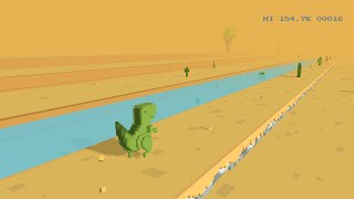 Play Google Dinosaur Game 3D - Online