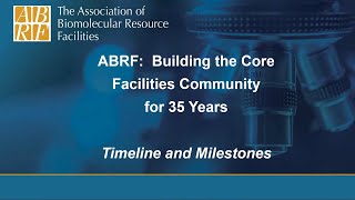 ABRF 35th Anniversary:  1989-2024