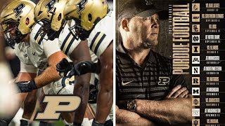 2025 Purdue Boilermakers Football Schedule