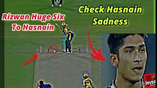 Haider Huge Sixer To Hasnain / PS Vs QG / Haider Ali batting