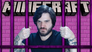 Minecraft: EU FUI PRESO... NUMA PRISÃO TODA ROSA!