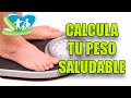 ¿Cuál es tu peso saludable?