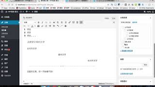 wordpress新手入门视频教程4.1 – 页面/文章编辑器新手入门教程