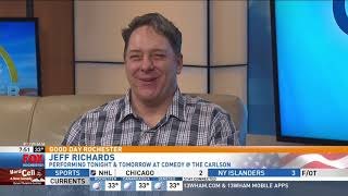 Comedian Jeff Richards' impressions on Good Day Rochester