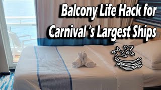 Balcony Cabin Hack for the Carnival Jubilee, Mardi Gras, and the Celebration