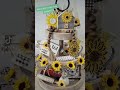 Sunflower Tiered Tray Inspo! #shorts