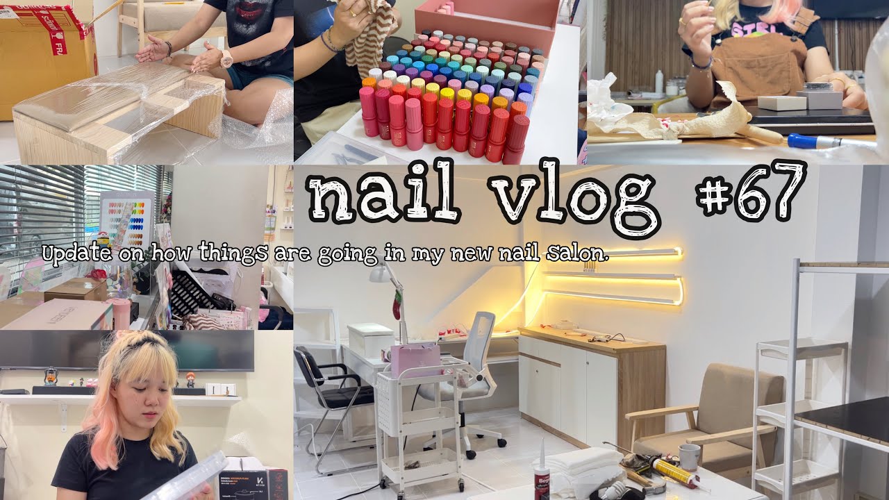 Nail Vlog 67 Update On How Things Are Going In My New Nail Salonёяш танёятл