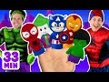 Superheroes Finger Family and more Finger Family Songs! Superhero Finger Family Collection