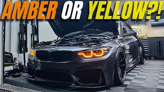 Installing AMBER DRL’s On My F80 M3!! - Horizon Motorsport