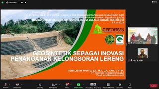 GEOSISTEM - WEBINAR CEEDRiMS UNIVERSITAS MUHAMMADIYAH YOGYAKARTA 2022