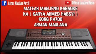 MATEAH MANJENG Karaoke No Vocal Dangdut Koplo KA Karya Ahmed Habsyi