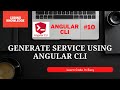 Generate And Register Service In Angular CLI | Angular CLI Complete Tutorial | Coding Knowledge