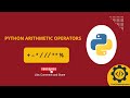 Arithmetic Operators in Python Explained with Examples