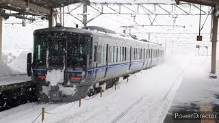 521系E01編成普通敦賀行き@近江今津駅