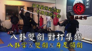 八卦雙劍 對打集錦【傳武兵擊實戰】_形意拳八卦掌_健棋道館