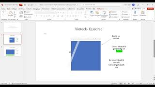 Grundschule Mathematik (Teil 2) Geometrie: Vierecke - Der Unterschied zwischen Quadrat und Rechteck