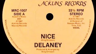 HQ ! Delaney - nice (acklins records) 1987