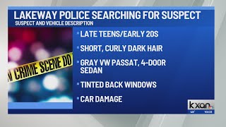 Lakeway Police searching for suspect of stolen car