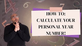 How to Calculate your personal year Number !