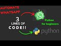 how to send whatsapp messages using python