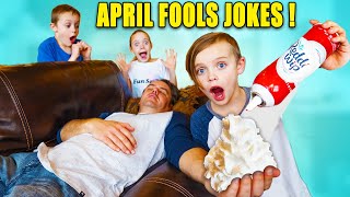 Sneaky Jokes on April Fools Day! | Fun Squad