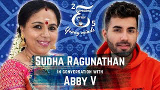 73 Ragas Sensation Abby V in a musical conversation wt Sudha Ragunathan- Expressions Espresso S2 EP5