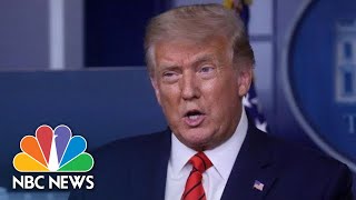 Trump Holds News Conference At White House | NBC News