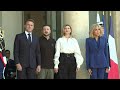 Emmanuel Macron welcomes Volodymyr Zelensky and his wife | AFP