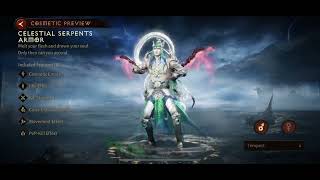 DIABLO IMMORTAL | 暗黑不朽 | Celestial Serpents Phantom Market cosmetic set, weapon and portal