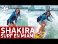 SHAKIRA hace SURF y presenta su NUEVA CANCIÓN: VIRAL en el MAR de MIAMI | AS