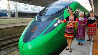 New CR200J train, known as ‘The Hulk’, begins service in China