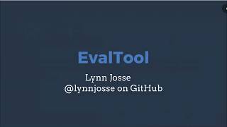 Capstone Project Demo - Eval Tool