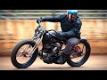 Billy Lane Harley-Davidson Motorcycle Racing Crash Daytona Bike Week DIY Captain America Fork Swap