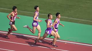 男800m 決A  IH中部ブロック予選