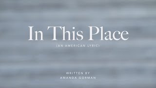Mass Poets read "In this Place (An American Lyric)" by Amanda Gorman