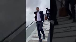 Bayern Munich players have reached Barcelona For the UEFA match Led by #captain Manuel Nuer