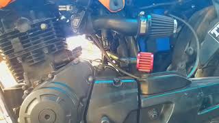 TVS APACHE RTR  K \u0026 N AIR FILTER COVER AND CRANK BREATHER / VIPER RIDERS - AOG | APACHE OWNERS GROUP