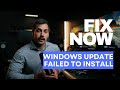 Fix “Windows Update Failed to Install” on Windows Server 2025 or 2022 | Windows Update Failed Server