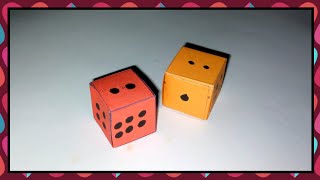 paper dice | paper dice easy | paper dice origami | paper dice small | how to make paper dice