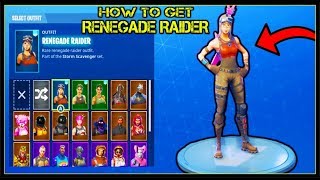 how to get renegade raider rarest skin in fortnite fortnite battle - renegade raider skin in fortnite