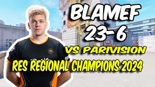 CS2 POV | fnatic blameF (23/6) vs PARIVISION (Vertigo) @ RES Regional Champions 2024