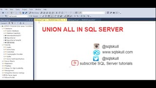 UNION ALL Statement in SQL Server