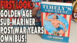 FIRST LOOK:  The Golden Age Sub-Mariner by Bill Everett - The Post-War Years Omnibus