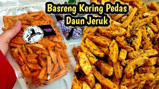 Ide Bisnis Basreng Pedas Daun Jeruk !! Tahan Lama | Jajanan Kekiniaan | Resep Basreng Kering Pedas