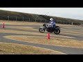 vtr250 二輪公園練　サカポンコース3