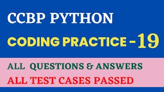 Coding Practice - 19 | Comparing Strings & Naming Variables | Python | CCBP 4.0