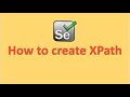 Selenium How to create xpaths