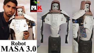 HOME MADE ROBOT( MASA 3.0)  Assemble \u0026 Working || DIY ROBOTS