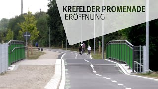 Erstes Teilstück der Krefelder Promenade ist eröffnet